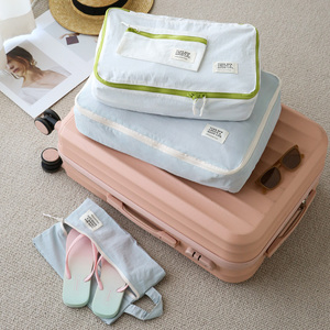 旅行收纳袋防水行李箱衣物分装袋套装旅游衣服内衣鞋子收纳整理包