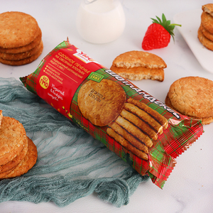 俄罗斯进口乌拉牌苏格兰风味燕麦粗粮饼干谷物早餐休闲零食品230g