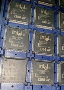 全新现货 I386EX KU80386EX25 QU80386EX25 封装QFP 嵌入式芯片IC