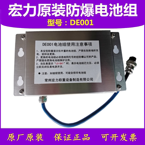 原装正品常州宏力本安型防爆电池组DE001电子秤XK3101原装充电器