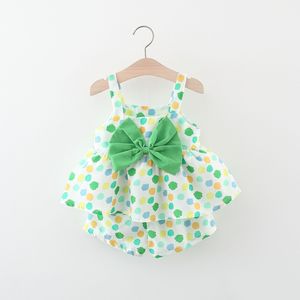 女宝宝夏装0-1岁女婴儿衣服洋气三四个月连衣裙纯棉吊带公主裙子