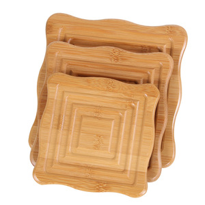 竹质隔热垫 创意高脚餐桌垫家用碗盘子砂锅垫子