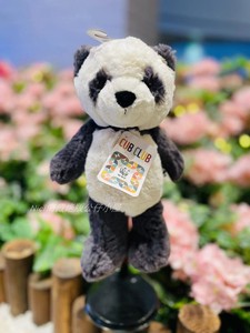 WWF旗舰店正品大熊猫帕努老鼠毛绒玩具公仔礼物环保可爱小猴玩偶