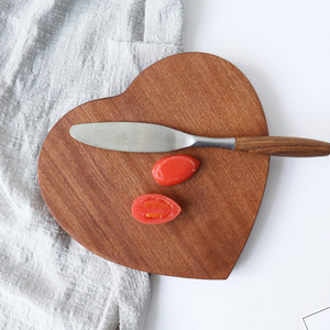 实木菜板砧板儿童辅食板切水果板家用案板乌檀木整木切菜板可爱