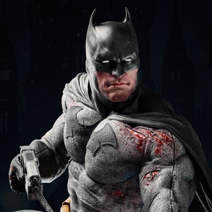 蝙蝠侠 Batman DC 正义联盟布鲁斯韦恩3d打印模型stl图纸文件素材