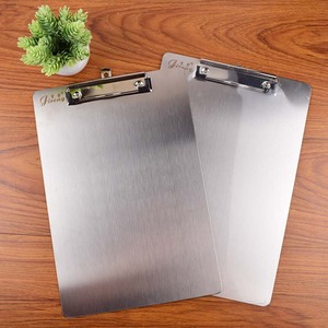 A4不锈钢文件夹板厚度1mmA5不锈钢板夹写字板文件板票据菜单夹板