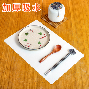 日式一次性餐垫纸家用餐桌垫纸防油防水和风垫餐纸加厚日料店纸垫