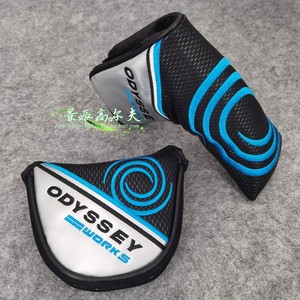 奥德赛odyssey高尔夫推杆套半圆推杆保护套磁铁款球杆帽套杆头套