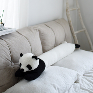 动物熊猫长抱枕床头枕头靠枕睡觉夹腿长条枕沙发卧室装饰女生礼物