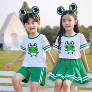 六一儿童合唱演出服幼儿园小蝌蚪找妈妈小跳蛙小青蛙舞蹈表演服装