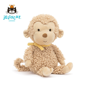 英国Jellycat茸毛小猴毛绒玩具可爱公仔玩偶陪伴宝宝