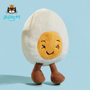 英国Jellycat可爱开心水煮蛋毛绒玩具包邮儿童送礼柔软玩偶
