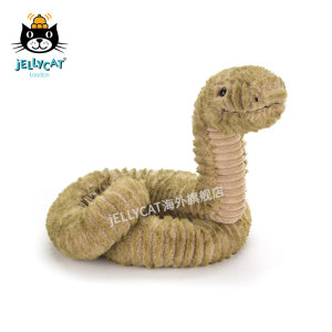 英国Jellycat Slither蛇可爱公仔儿童宝宝毛绒安抚玩具抱枕包邮