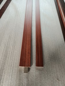新中式顶角线免漆线木线条装饰平板线中式门套线门档条黑胡桃