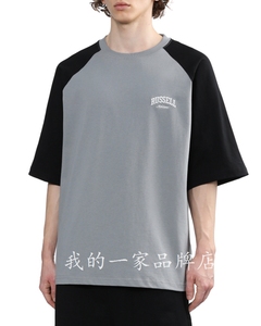 香港专柜 RUSSELL ATHLETIC 24春夏男款刺绣徽标插肩短袖T恤2125