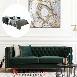 轻奢北欧风布艺沙发床可折叠1.8米双人省空间小户型客厅两用沙发