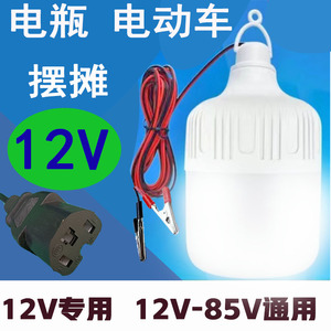 LED低压灯泡12V电瓶灯24V36V48V60伏电动三轮车夜市灯地摊直流灯