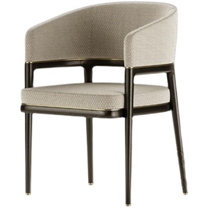 意式风格餐椅现代简约靠背椅家用餐厅书房卧室靠背椅子洽谈成人椅