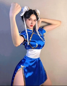 春丽cos服装街头霸王衣服大全套cosplay角色扮演万圣节性感套装女