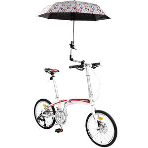 加厚伸缩自行车伞架 电动车婴儿推车遮阳防晒晴雨伞架 多功能撑伞