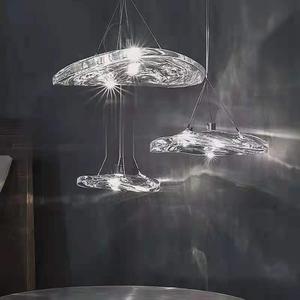 意大利新款造型艺术玻璃吊灯餐厅卧室吧台展厅服装店旋转楼梯吊灯