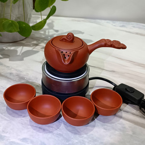 甘肃罐罐茶煮罐罐罐茶煮茶器陕西套装家用电炉子土陶天水如意