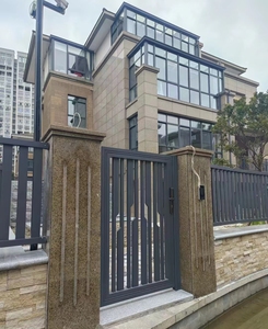 无锡铝艺围栏庭院护栏新中式别墅花园围墙铝合金阳台院子栏杆厂家