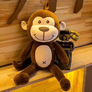 趴猴长臂猴子猴猪熊小公仔猴毛绒玩具婚庆创意玩偶猴小猴子布娃娃