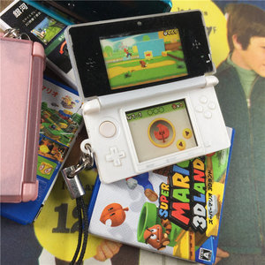 日本任天堂 NDS 3DS迷你仿真游戏机模型玩具挂件