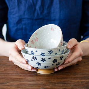 高档日式网红深夜食堂餐具陶瓷创意米饭料理菜泡拉面汤碗喇叭拌斗