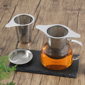 304不锈钢茶漏器茶滤超细创意泡茶神器茶隔过滤网茶具配件包邮