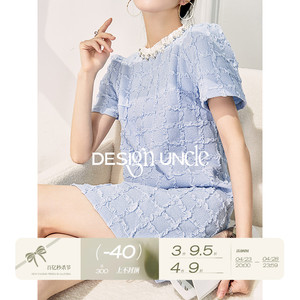 小香风连衣裙女小众设计感新款法式气质高级感女神范裙子夏季短裙
