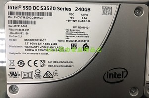 Intel/英特尔S3520 150G 240G 480G 800G 960G固态硬盘MLC
