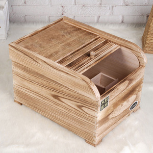 实木米箱桐木米桶环保米柜碳化榫卯厨房储物面缸多功能杂粮盒包邮