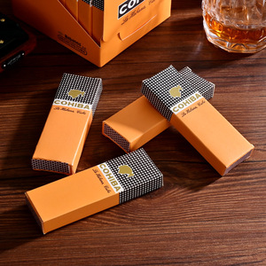 正品COHIBA高希霸雪茄火柴93mm加长无磷火柴白桦木便携式礼盒包装