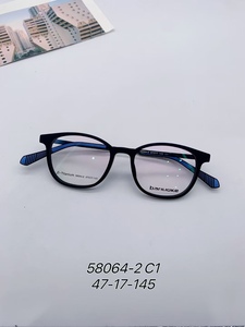 巴诺克橡皮钛学生超轻防蓝光眼镜男女小脸全框高度近视眼镜58064