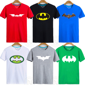 美国队长超人batman蝙蝠侠短袖T恤纯棉室友宿舍服兄弟装衣服