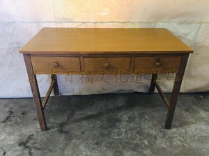 老物件老家具实木家具三屉桌老书桌老讲台办公桌民俗怀旧老货旧货