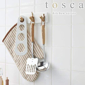 山崎实业日本Tosca省空间创意磁吸厨房纸巾毛巾架咖啡滤纸收纳盒