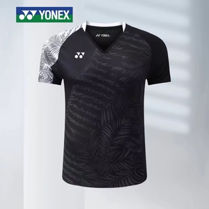 2024新YY马来西亚男女同款比赛训练速干透气羽毛球服运动短袖套装
