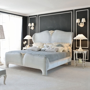 欧式大床新古典轻奢双人床简约婚床美式公主床法式主卧实木框架床