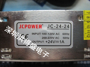 JCPOWER JC-24-24 24V1A开关电源25W监控设备电源LED灯带灯箱电源