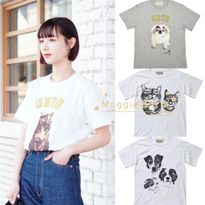 包邮包税Maggie酱日本代购 3月 ObyO 可爱动物短袖T恤