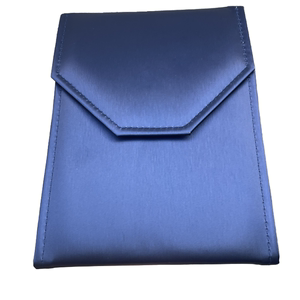 新款仿日本款软布包蓝白色珍珠妈妈项链素毛衣串链收纳包装盒包邮