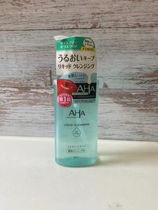 日本BCL AHA果酸深层清洁卸妆水无油卸妆液净底清洁老废角质200ml