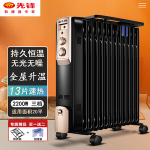 先锋取暖器 电热油汀家用电暖器 13片电暖气片电暖炉加热器DYT-Z2