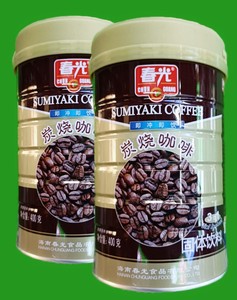 海南特产春光炭烧咖啡400g罐装速溶咖啡粉固体饮料 咖啡粉 包邮