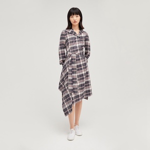 OVV时尚女装日本进口细羊毛面料连衣裙（100%绵羊毛）