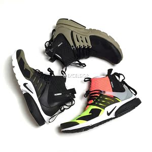 Acronym x NIKE Air Presto MID 彩色 军绿拉链联名运动鞋