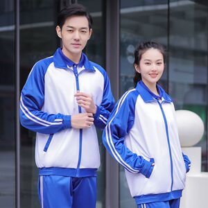 匆匆那年蓝白校服套装初中高中大学生运动服男女网红同款毕业班服